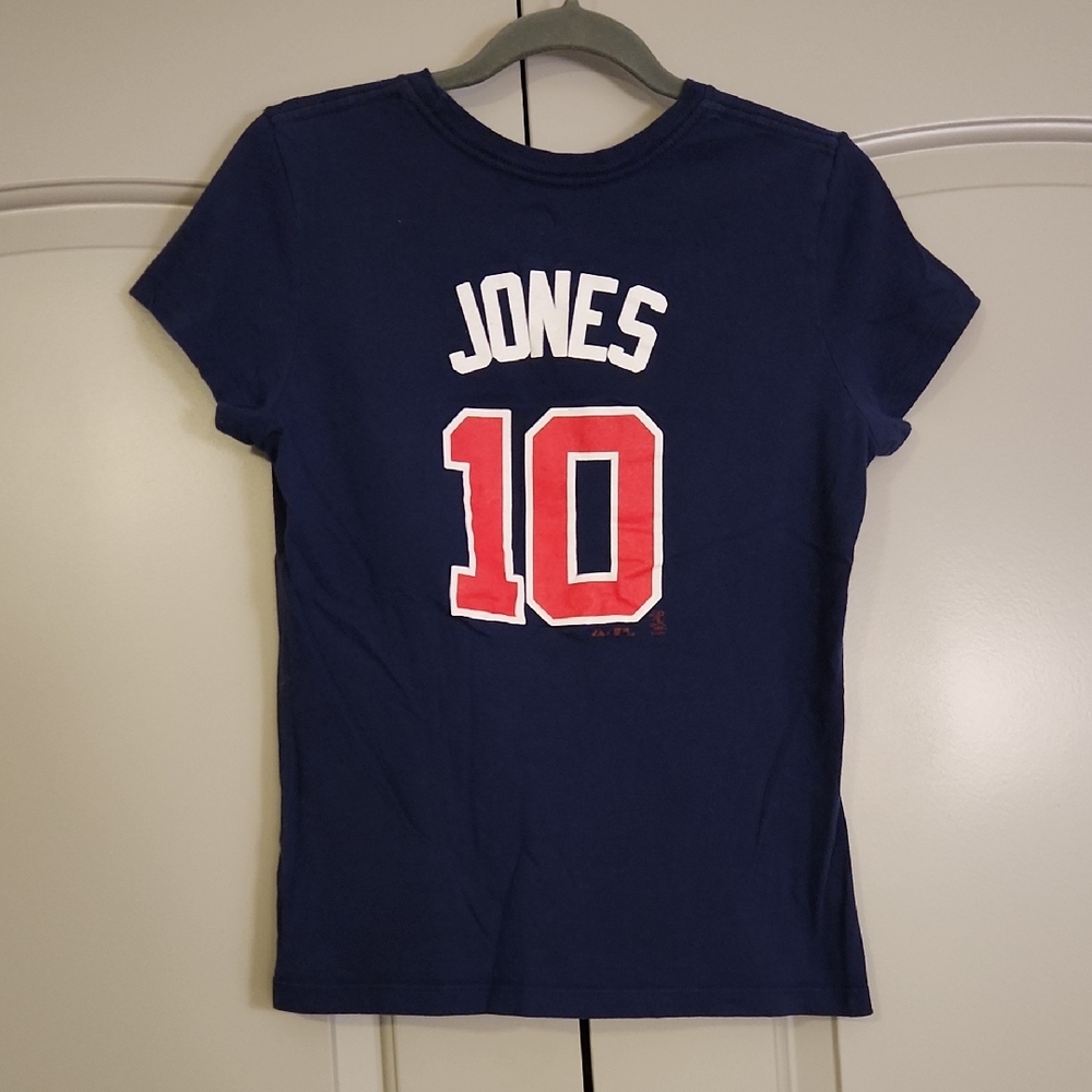 Majestic 2010 Navy Jersey with Red and White Accents